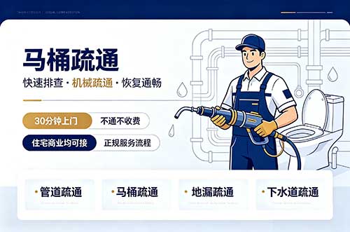 昌北马桶疏通